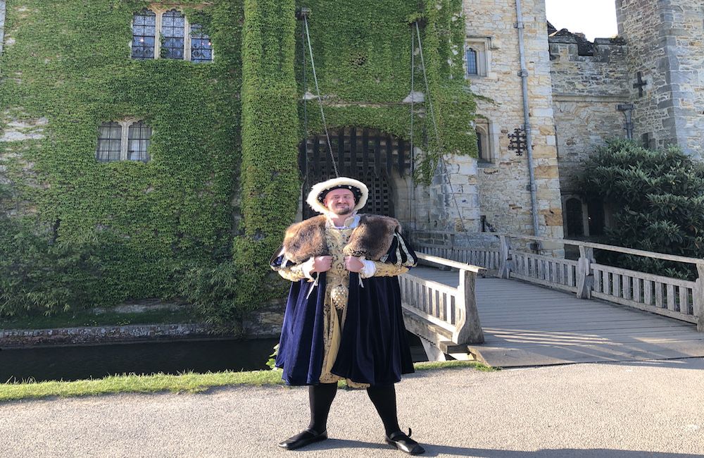 Henry greeting us - Anne Boleyn 2018